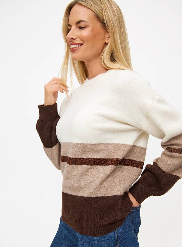 Metallic Block Stripe Jumper  10